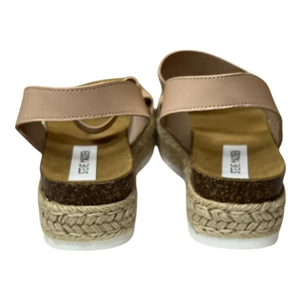 Steve Madden Jaklin Espadrille Sandals Blush Size 8 - Picture 4 of 7